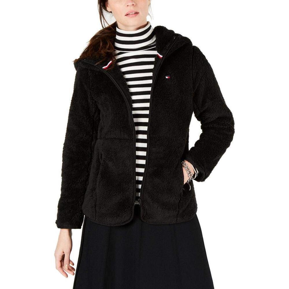 Tommy Hilfiger Womens Fleece Long Sleeves Hoodie Size XL